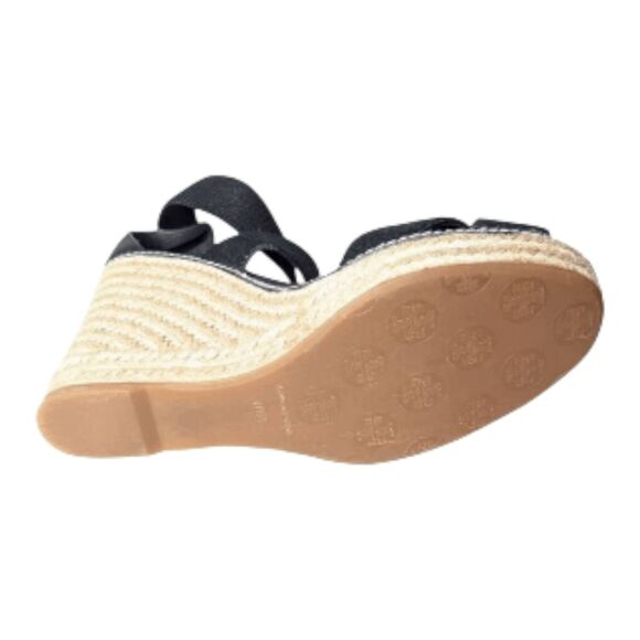 TORY BURCH Adonis Wedge Espadrilles Size 10B - Picture 6 of 7